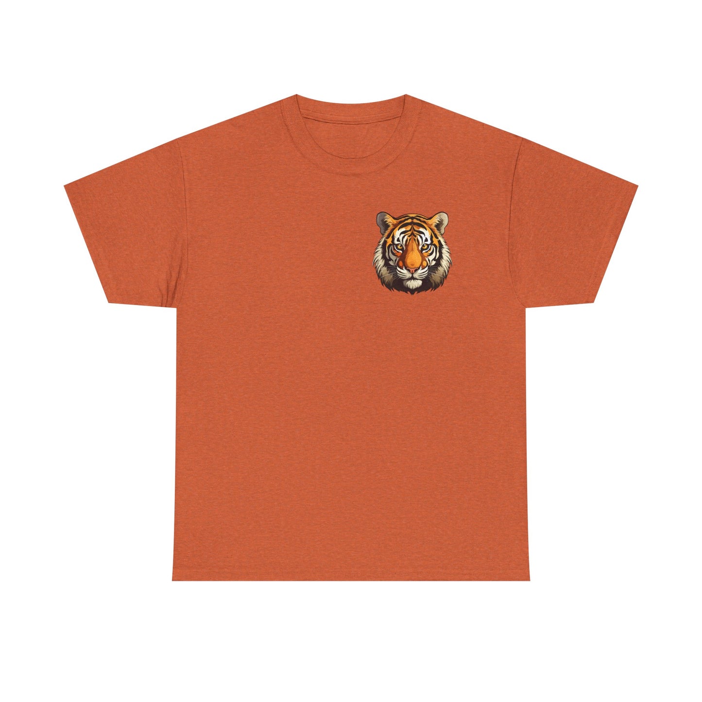 Fierce Tiger Graphic Tee, Unisex Cotton T-Shirt, Animal Lover Shirt, Wildlife Tee, Nature Enthusiast Gift