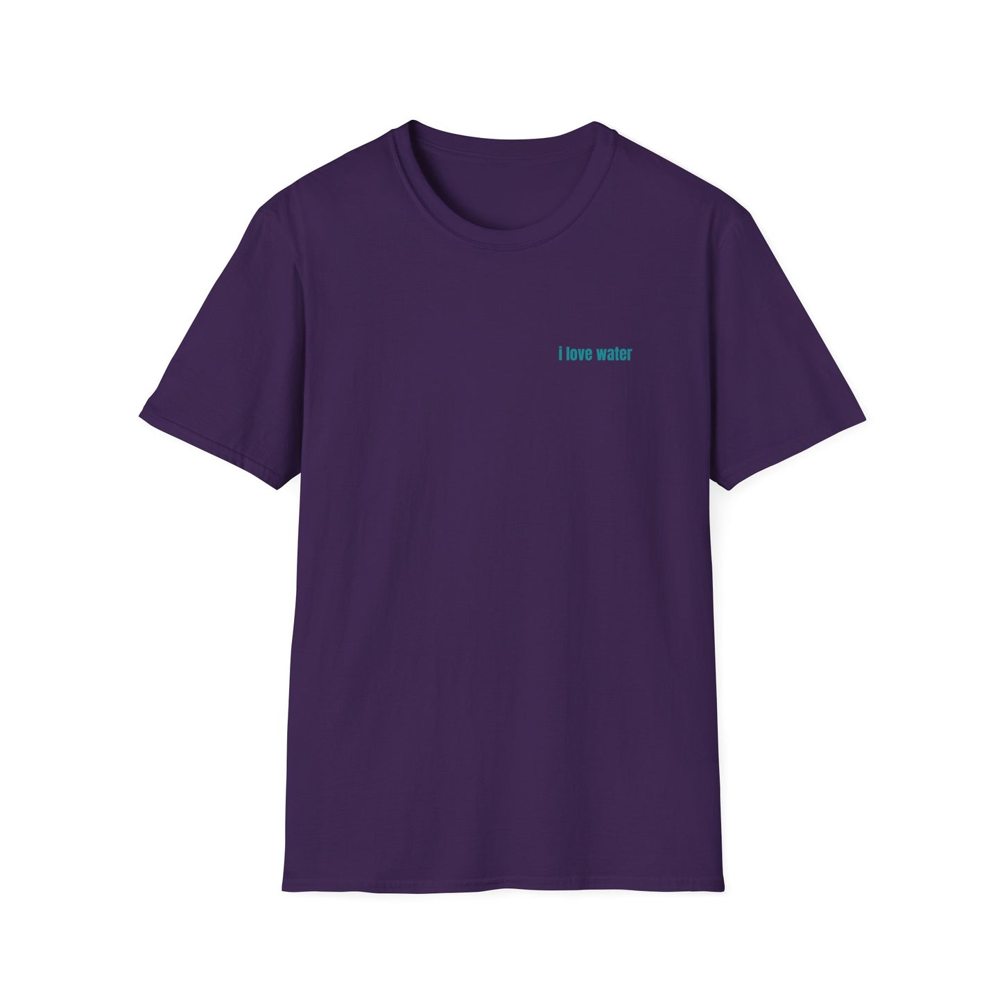 Water Wave Unisex Softstyle T-Shirt | Eco-Friendly, Casual Wear, Gift for Water Lovers, Summer Style, Nature Tees