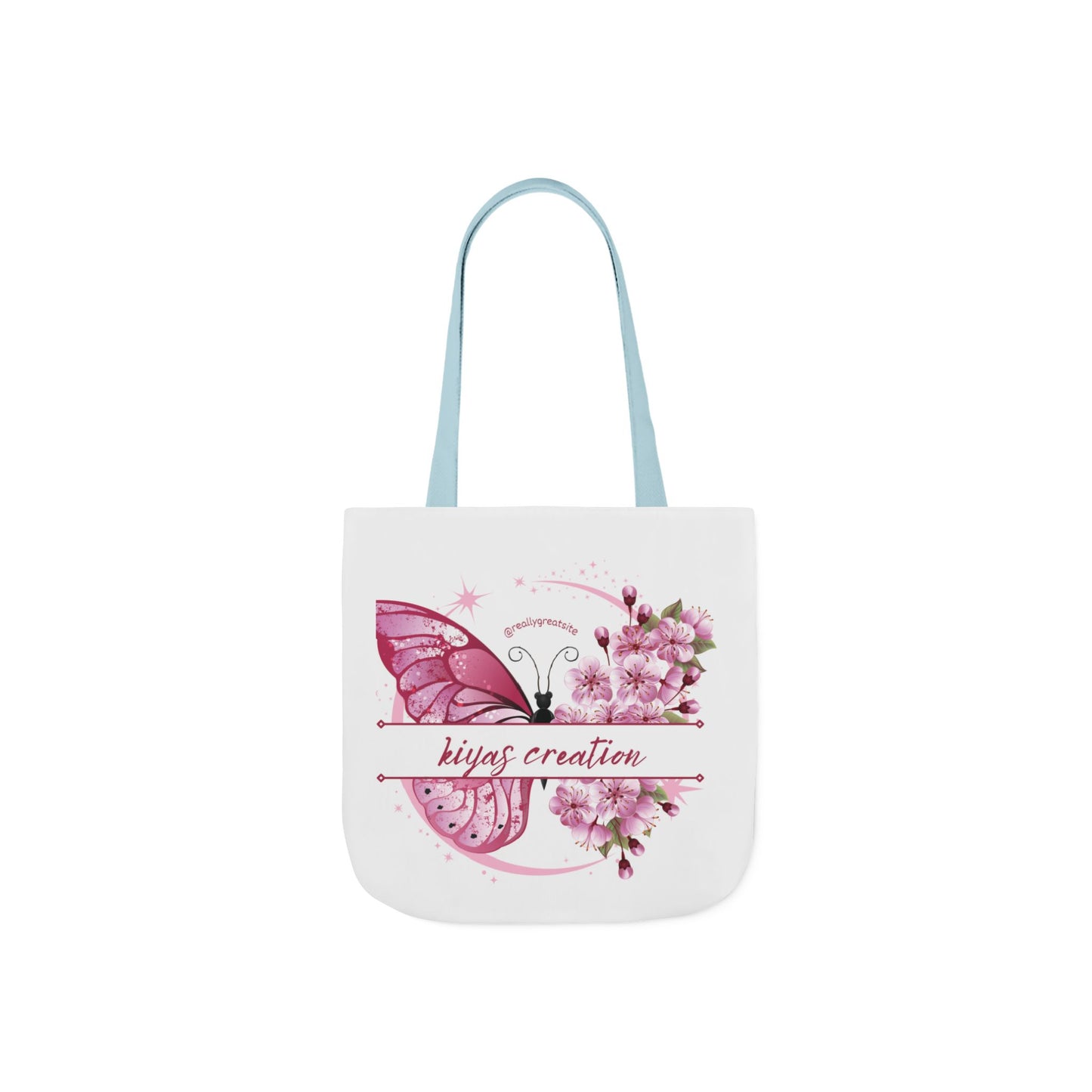 Butterfly Garden Canvas Tote Bag, Floral Tote, Eco-Friendly Shopping Bag, Spring Gift, Personalized Bag, Cute Carryall
