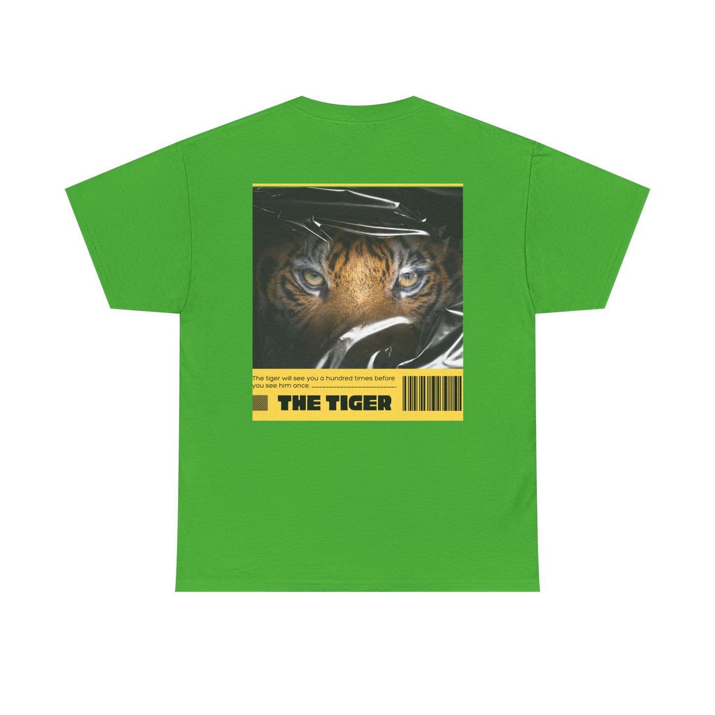 Fierce Tiger Graphic Tee, Unisex Cotton T-Shirt, Animal Lover Shirt, Wildlife Tee, Nature Enthusiast Gift