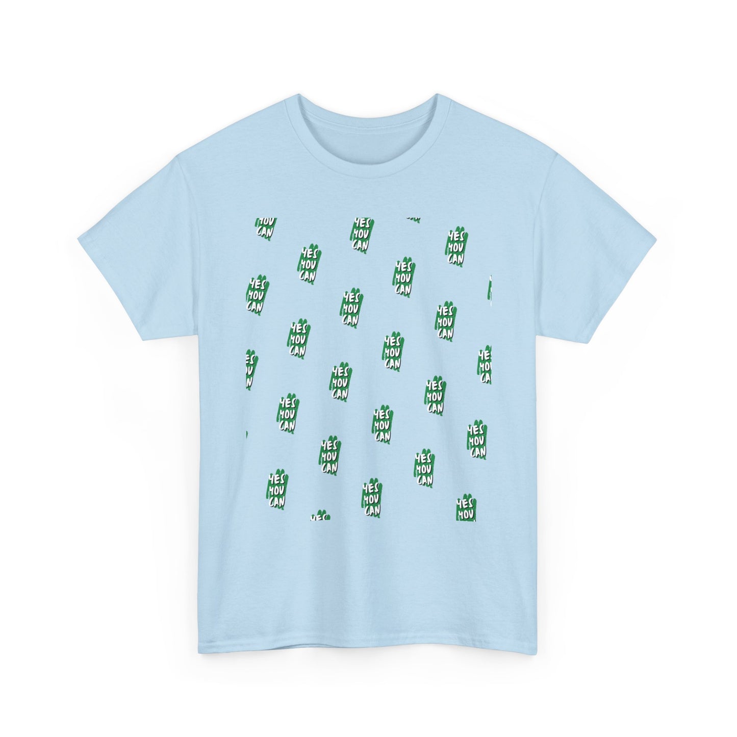 Cactus Pattern Unisex Heavy Cotton Tee - Casual Wear, Gift for Nature Lovers, Summer Fashion, Eco-Friendly Shirt, Relaxed Fit Tee