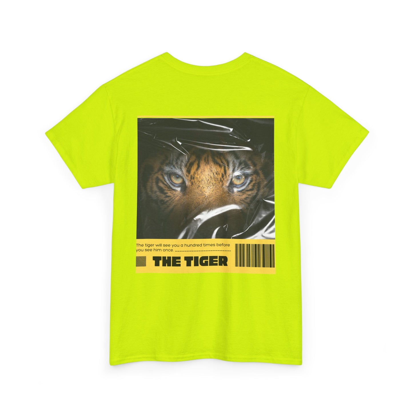 Fierce Tiger Graphic Tee, Unisex Cotton T-Shirt, Animal Lover Shirt, Wildlife Tee, Nature Enthusiast Gift