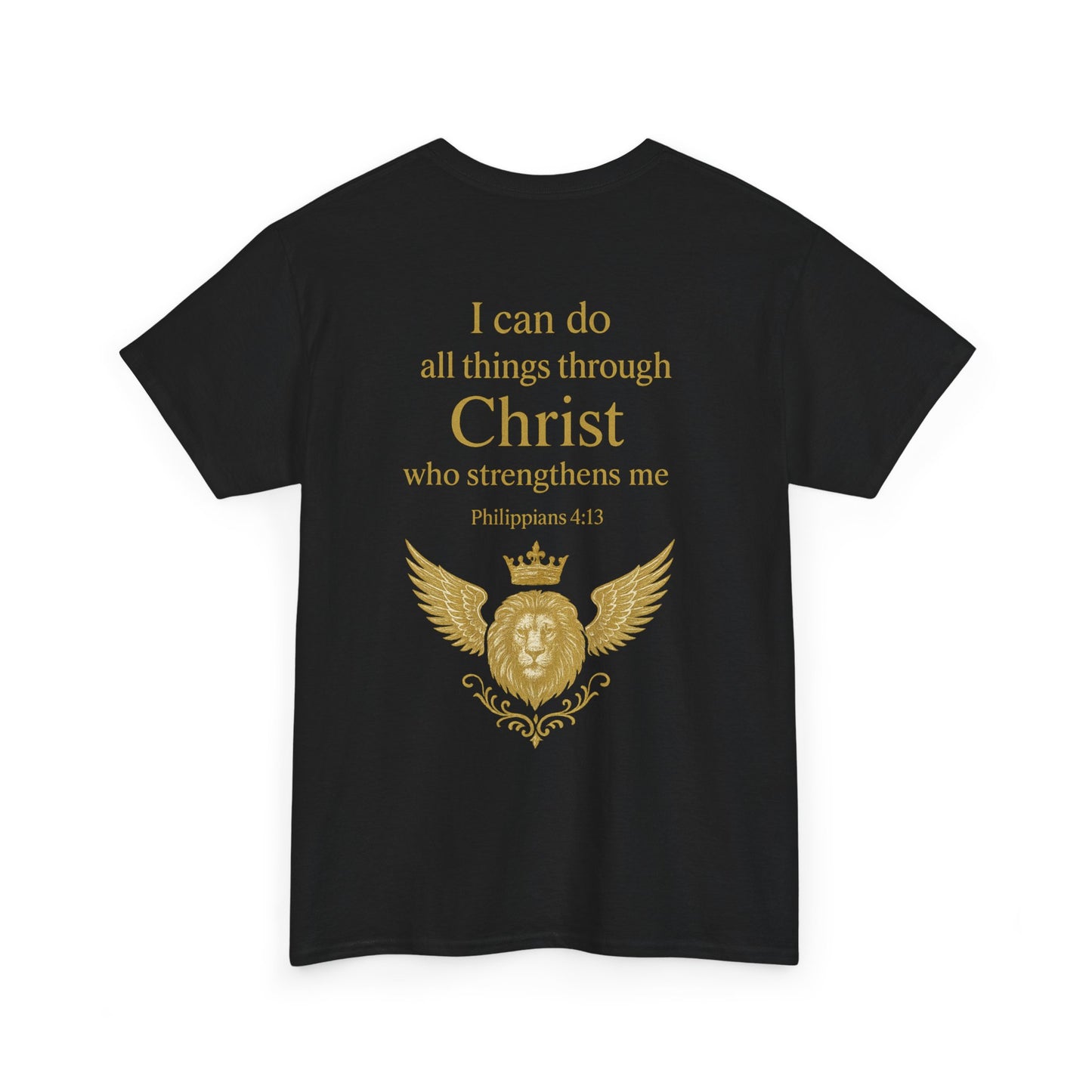 Inspirational Unisex T-Shirt - Spiritual Strength, Faith Apparel, Bible Verse Tee, Motivational Gift, Christian Wear