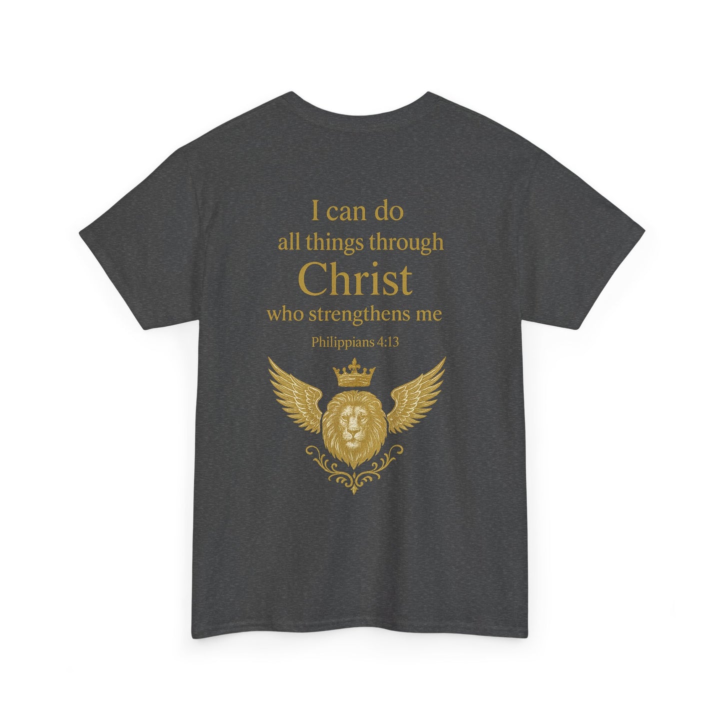 Inspirational Unisex T-Shirt - Spiritual Strength, Faith Apparel, Bible Verse Tee, Motivational Gift, Christian Wear