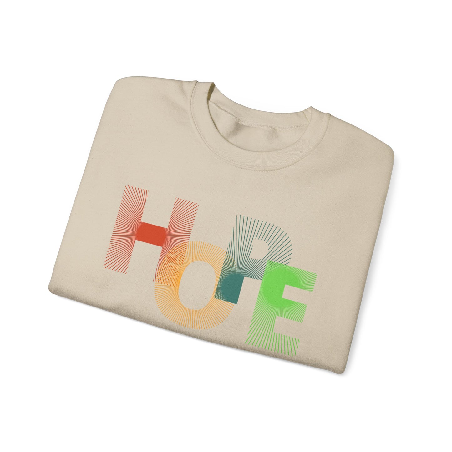 Unisex Hope Sweatshirt, Cozy Crewneck, Gift for Her/Him, Inspirational Apparel, Perfect for Spring