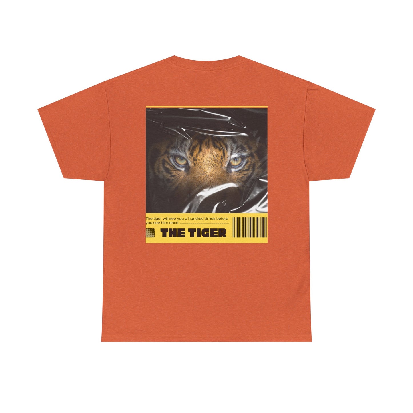 Fierce Tiger Graphic Tee, Unisex Cotton T-Shirt, Animal Lover Shirt, Wildlife Tee, Nature Enthusiast Gift