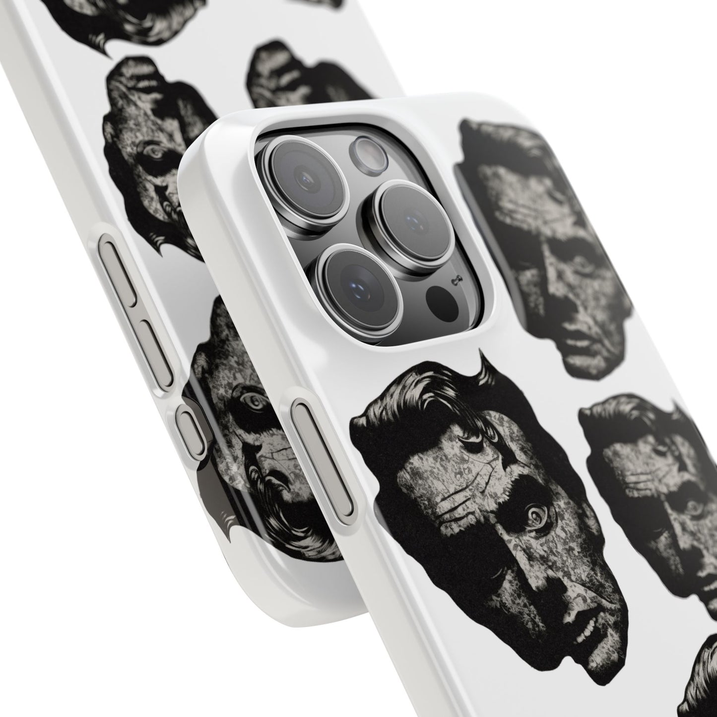 Artistic Slim Phone Cases with Unique Face Design, Trendy Accessories, Gift for Art Lovers, Stylish Phone Covers, Modern Tech [...]