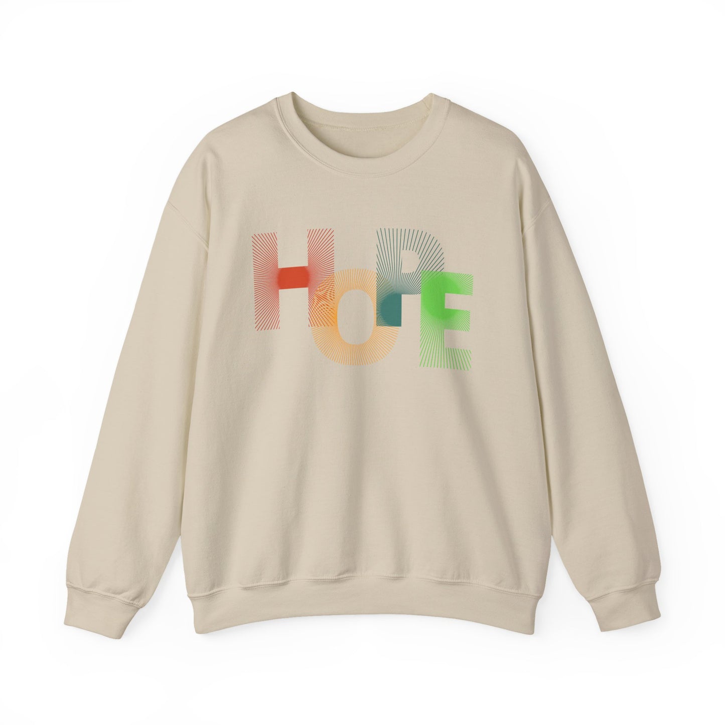 Unisex Hope Sweatshirt, Cozy Crewneck, Gift for Her/Him, Inspirational Apparel, Perfect for Spring