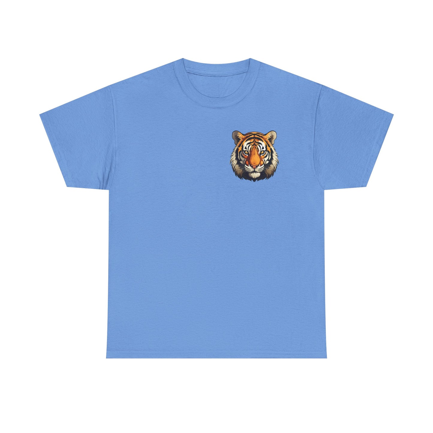 Fierce Tiger Graphic Tee, Unisex Cotton T-Shirt, Animal Lover Shirt, Wildlife Tee, Nature Enthusiast Gift