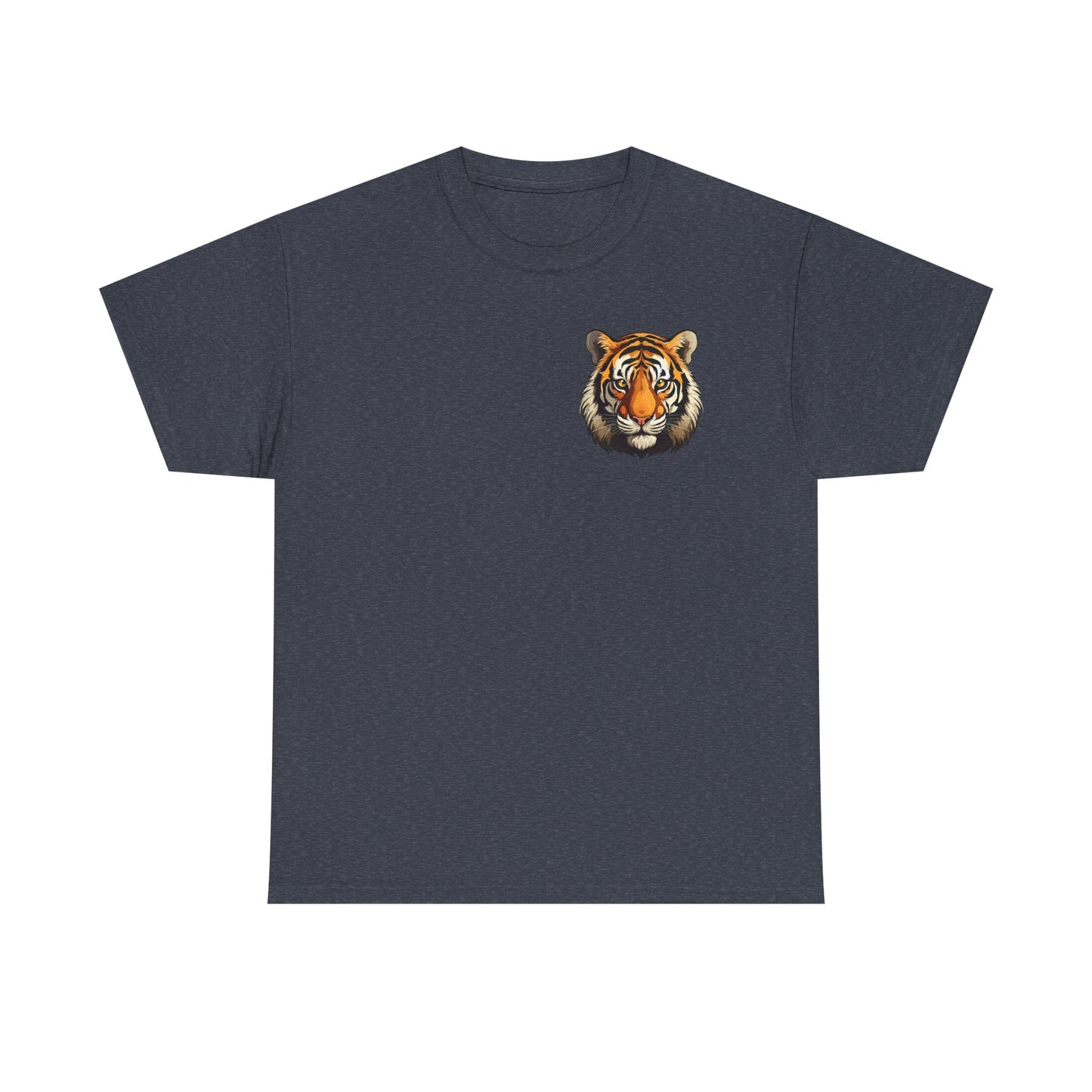 Fierce Tiger Graphic Tee, Unisex Cotton T-Shirt, Animal Lover Shirt, Wildlife Tee, Nature Enthusiast Gift