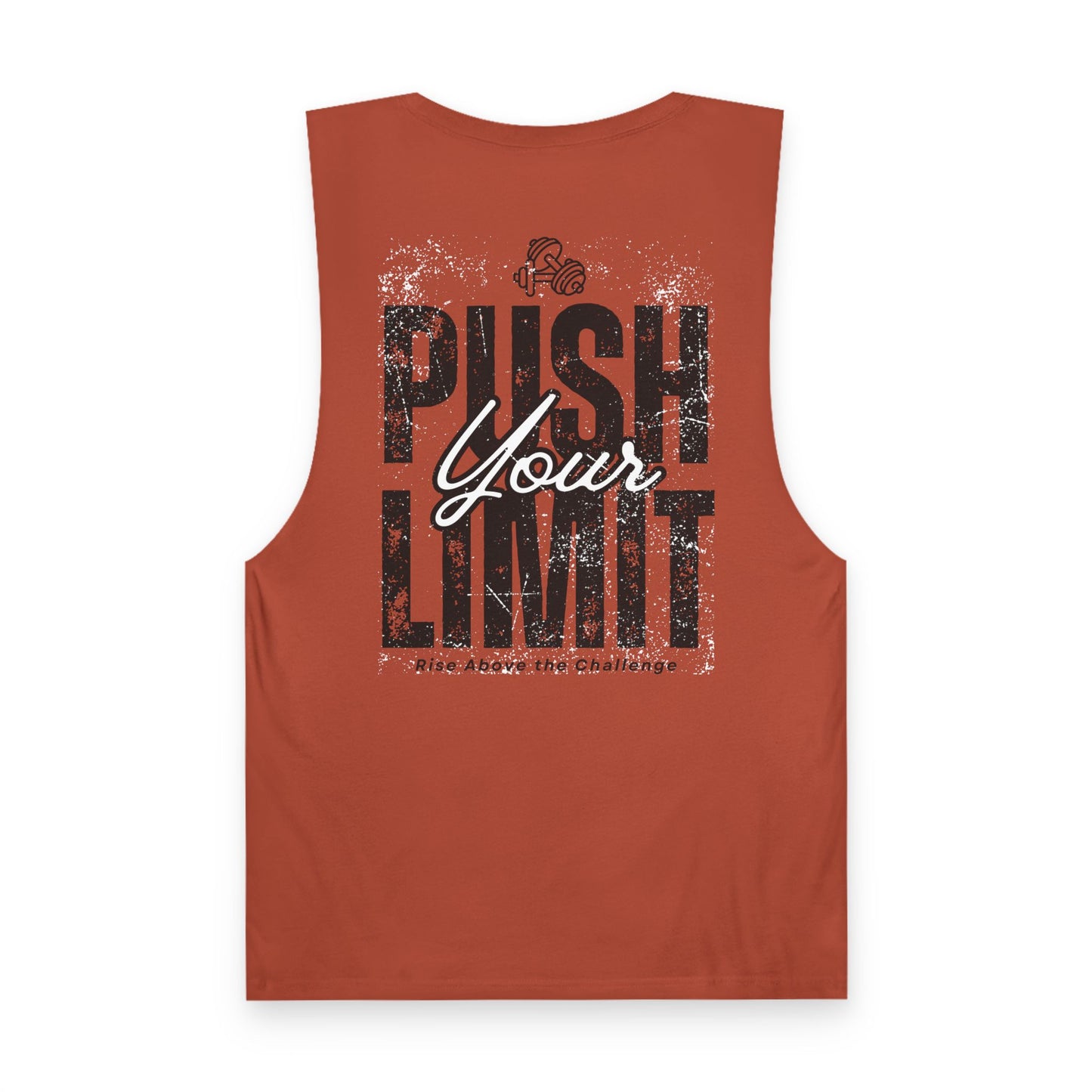 Unisex Fitness Tank - Push Your Limit Workout Shirt, Gym Apparel, Athletic Wear, Motivational Tank Top, Perfect for Training or Gifts
