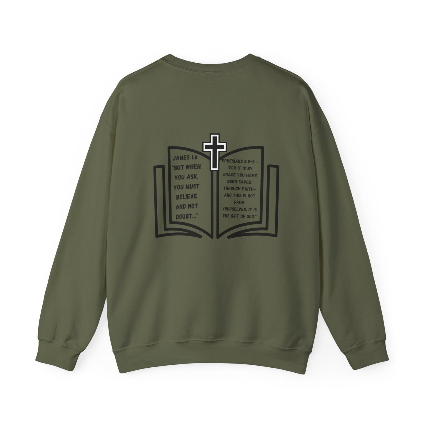 Faith-Inspired Unisex Crewneck Sweatshirt, Inspirational Sweatshirt, Religious Gift, Christian Apparel, Scripture Quote Sweatshirt, [...]
