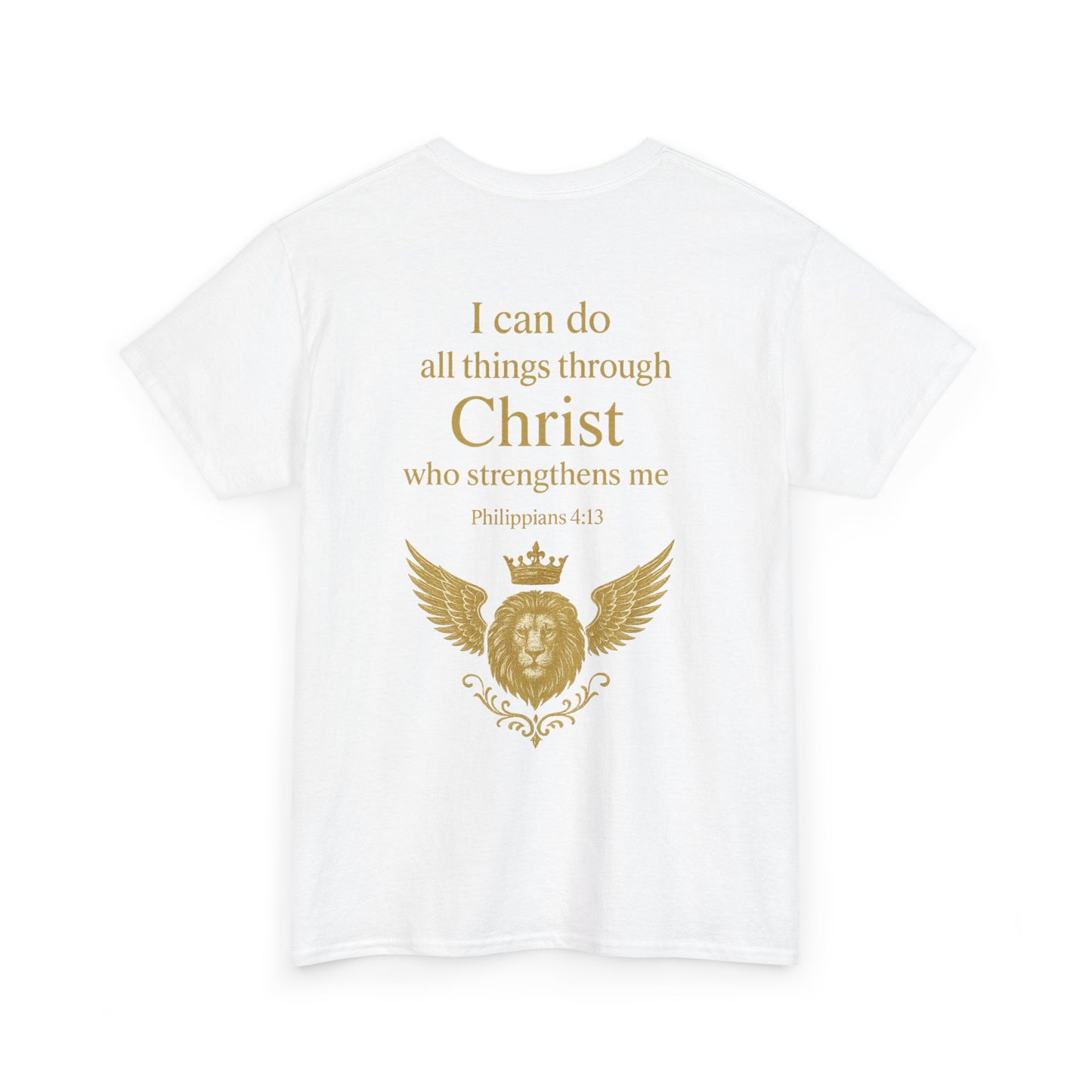 Inspirational Unisex T-Shirt - Spiritual Strength, Faith Apparel, Bible Verse Tee, Motivational Gift, Christian Wear