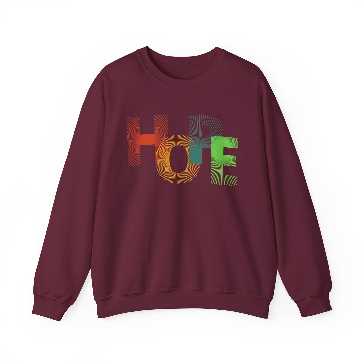 Unisex Hope Sweatshirt, Cozy Crewneck, Gift for Her/Him, Inspirational Apparel, Perfect for Spring