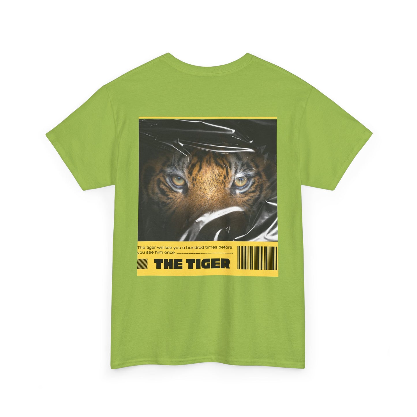 Fierce Tiger Graphic Tee, Unisex Cotton T-Shirt, Animal Lover Shirt, Wildlife Tee, Nature Enthusiast Gift
