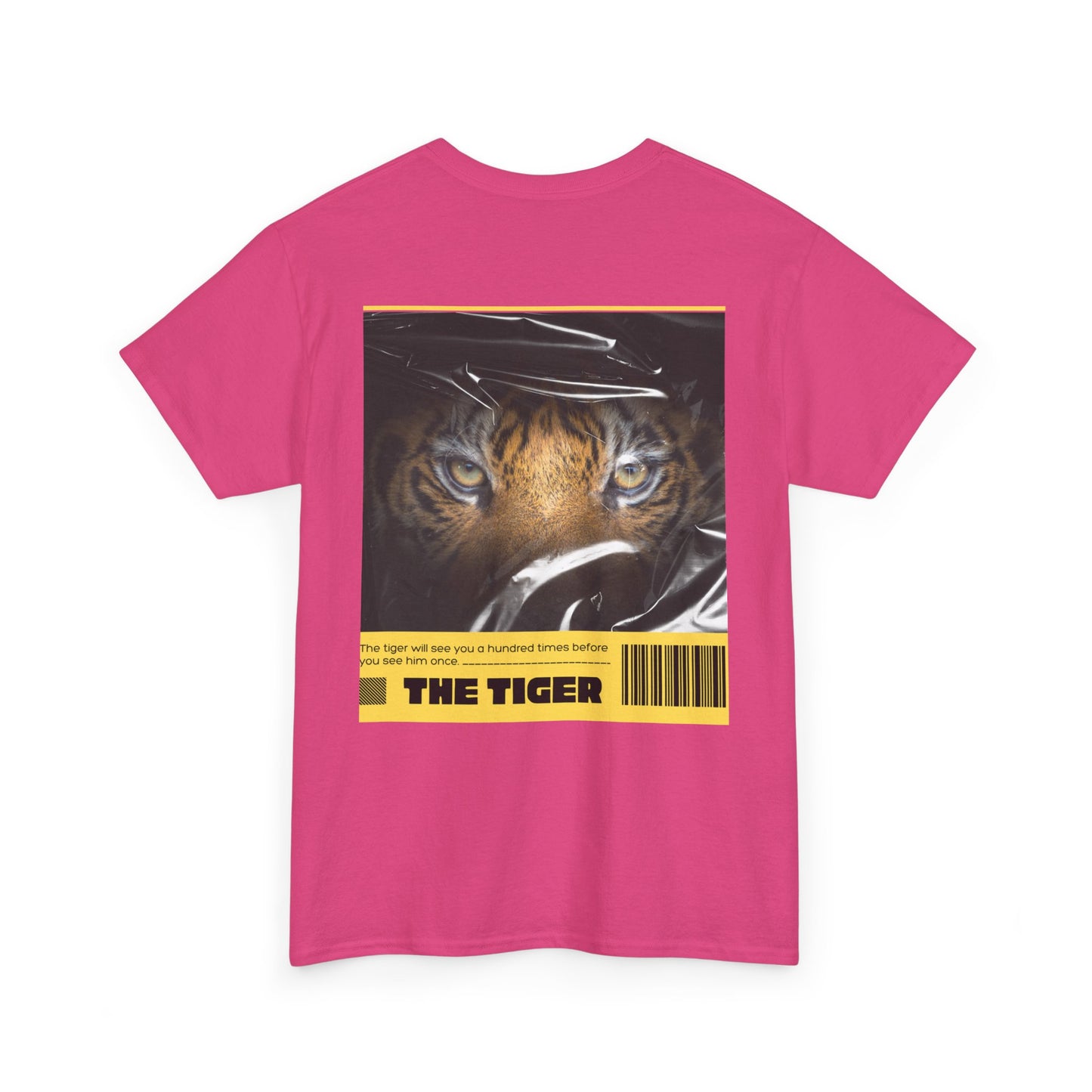 Fierce Tiger Graphic Tee, Unisex Cotton T-Shirt, Animal Lover Shirt, Wildlife Tee, Nature Enthusiast Gift