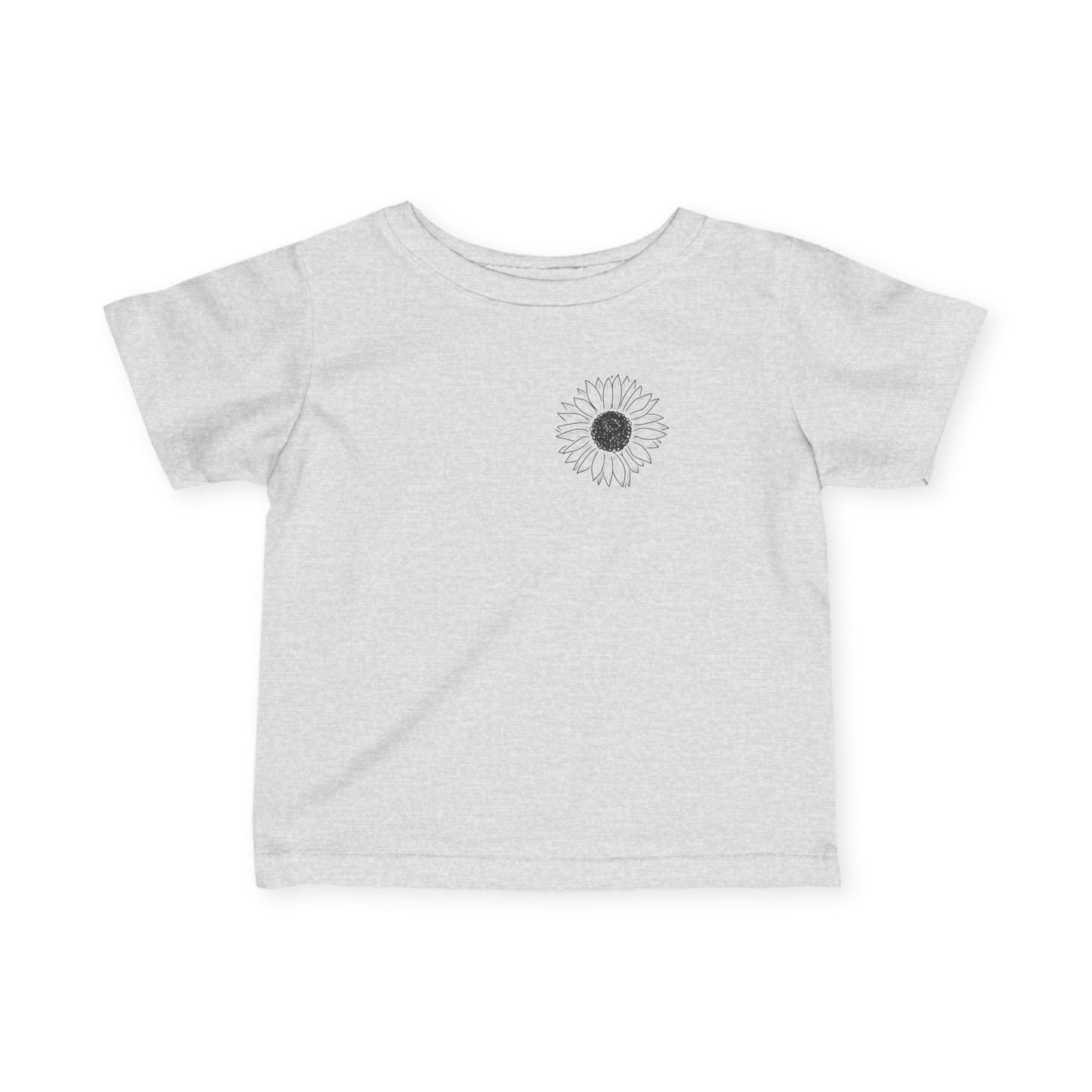 Sunflower Infant Tee, Baby Shirt, Toddler Outfit, Cute Gift for New Parents, Spring Fashion, Flower Design Tee