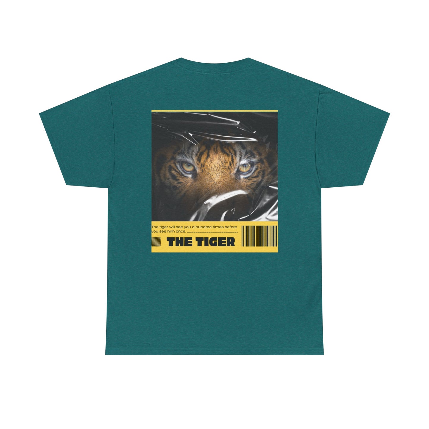 Fierce Tiger Graphic Tee, Unisex Cotton T-Shirt, Animal Lover Shirt, Wildlife Tee, Nature Enthusiast Gift