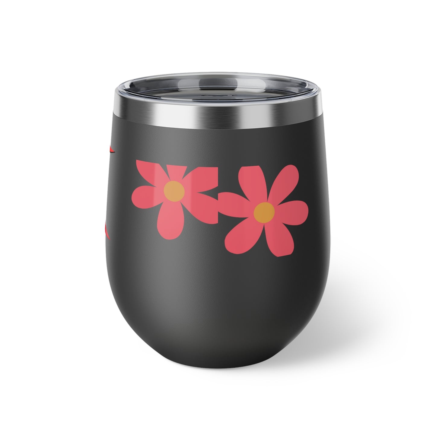 Cute Floral Insulated Cup - Perfect for Summer Picnics, Coffee Lovers, Gifts for Her, Beach Days, Outdoor Adventures