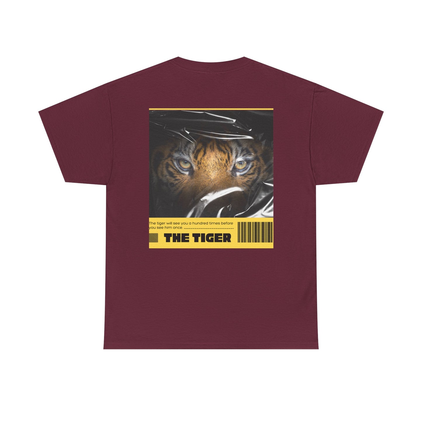 Fierce Tiger Graphic Tee, Unisex Cotton T-Shirt, Animal Lover Shirt, Wildlife Tee, Nature Enthusiast Gift