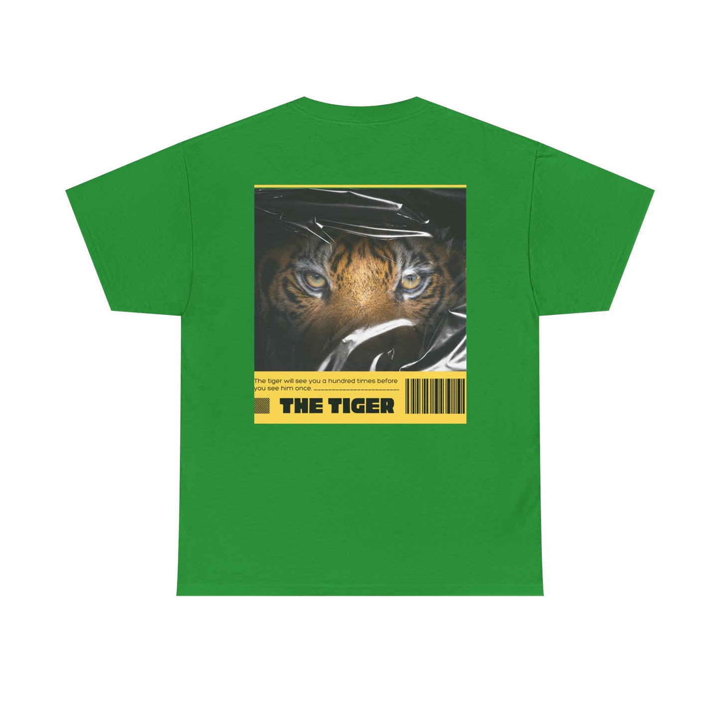 Fierce Tiger Graphic Tee, Unisex Cotton T-Shirt, Animal Lover Shirt, Wildlife Tee, Nature Enthusiast Gift