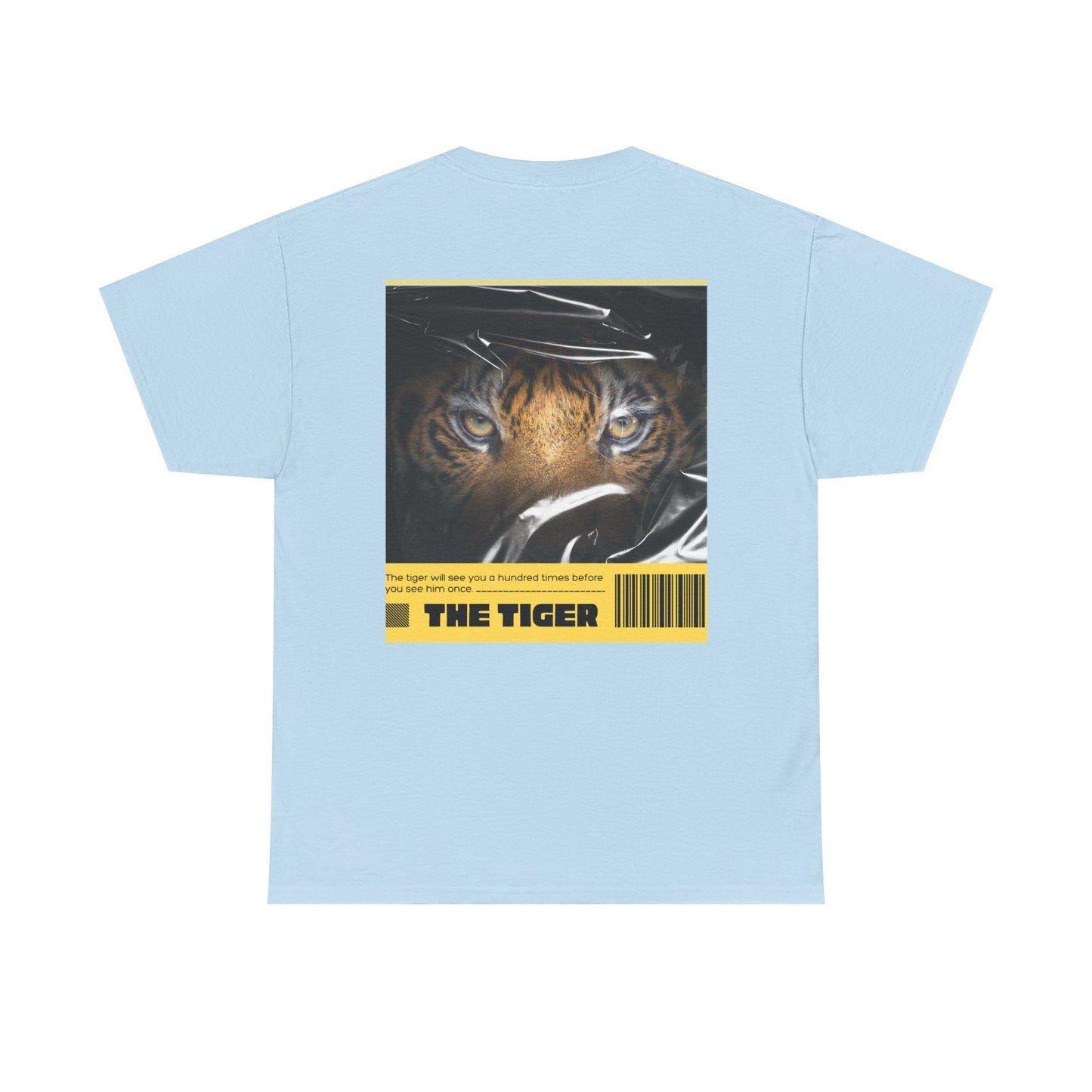 Fierce Tiger Graphic Tee, Unisex Cotton T-Shirt, Animal Lover Shirt, Wildlife Tee, Nature Enthusiast Gift